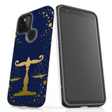 For Google Pixel 4a 5G Case, Tough Protective Back Cover, Libra Drawing | Protective Cases | iCoverLover.com.au