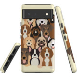 For Google Pixel 6 Case, Protective Back Cover,Seamless Dogs | Shielding Cases | iCoverLover.com.au
