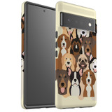 For Google Pixel 6 Pro Case Tough Protective Cover Seamless Dogs