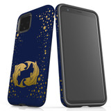 For Google Pixel 4 Case, Tough Protective Back Cover, Pisces Drawing | Protective Cases | iCoverLover.com.au