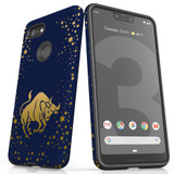 For Google Pixel 5/4a 5G,4a,4 XL,4/3XL,3 Case, Tough Protective Back Cover, Taurus Drawing | Protective Cases | iCoverLover.com.au