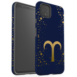 For Google Pixel 7, 6 Pro, 5, 4A 5G, 4A, 4 XL, 4 Case, Tough Protective Back Cover, Aries Sign | Protective Cases | iCoverLover.com.au