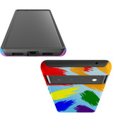 For Google Pixel 6 Case, Protective Back Cover,Rainbow Brushes | Shielding Cases | iCoverLover.com.au