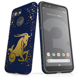 For Google Pixel 3 Case, Tough Protective Back Cover, Capricorn Drawing | Protective Cases | iCoverLover.com.au