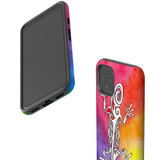 For Google Pixel 5/4a 5G,4a,4 XL,4/3XL,3 Case, Tough Protective Back Cover, Rainbow Lizard | Protective Cases | iCoverLover.com.au