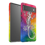 For Google Pixel 6 Case, Protective Back Cover,Rainbow Lizard | Shielding Cases | iCoverLover.com.au