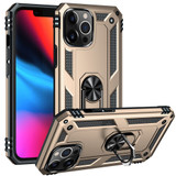 For iPhone 13 Pro Case Protective TPU + PC Protective Cover with 360 Degree Rotating Holder, Gold | Plastic Cases | iCoverLover.com.au