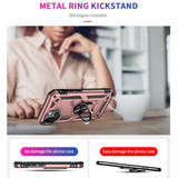 For iPhone 13 Pro Max, 13, 13 Pro, 13 mini Case, Protective Shockproof TPU/PC Cover, Ring Holder, Rose Gold | Armour Cases | iCoverLover.com.au