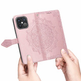 For iPhone 13, 13 mini Case, Mandala Design Wallet Cover, Rose Gold | PU Leather Cases | iCoverLover.com.au