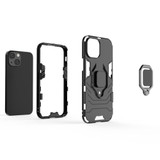 For iPhone 13 Pro Max, 13, 13 Pro, 13 mini Case, Shockproof PC/TPU Protective Cover with Magnetic Ring Holder, Red | Plastic Cases | iCoverLover.com.au