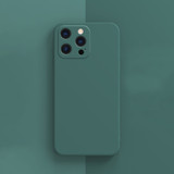 For iPhone 13 Pro Max, 13, 13 Pro, 13 mini Case, Liquid Silicone Flannel Lined Back Cover, Green | Plastic Cases | iCoverLover.com.au