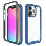 For iPhone 13 Pro Case Starry Sky Solid Color Series Protective Armour Cover, Dark Blue | Plastic Cases | iCoverLover.com.au