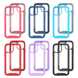 For iPhone 13 Pro Max, 13 Pro, 13 mini Case, Starry Sky Solid Colour Series, Protective Cover, Light Red | Plastic Cases | iCoverLover.com.au