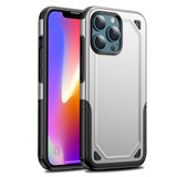 For iPhone 13 Pro Max Case Protective Rugged Armor Protective Cover, Silver | Plastic Cases | iCoverLover.com.au