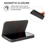 For iPhone 13 Pro Max, 13, 13 Pro, 13 mini Case, Fierre Shann Crocodile Pattern Genuine Cow Leather Wallet Cover, Black | iCoverLover.com.au