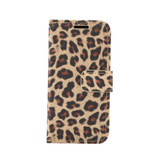 For iPhone  13, 13 Pro, 13 mini Case, Leopard Print Wallet Cover, Yellow | PU Leather Cases | iCoverLover.com.au