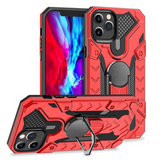 For iPhone 13 Pro Case Tough Protective Cover Magnetic Ring Holder Red