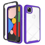 For Google Pixel 4a Case, Protective Clear-Back Cover in Purple | iCoverLover Australia