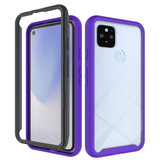 For Google Pixel 4a 5G Case, Protective Clear-Back Cover in Purple | iCoverLover Australia