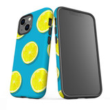 For iPhone 14 Pro Max/14 Pro/14 Plus/14, 13 Pro Max, 13 Pro, 13, 13 mini Case, Protective Back Cover, Lemon Slices | Shockproof Cases | iCoverLover.com.au
