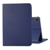 For iPad mini 6 Case,360 Degree Rotation Lychee Texture Flip PU Leather Case, Holder, Blue | iPad mini Cases | iCoverLover.com.au