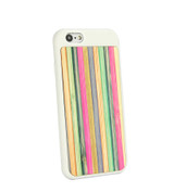 White Bamboo Rainbow iPhone 6 & 6S Case | Wooden iPhone Cases | Wooden iPhone 6 & 6S Covers | iCoverLover