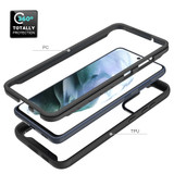 For Samsung Galaxy S21 FE Case, Solid Protective Armour Cover, Clear Back | iCoverLover Australia