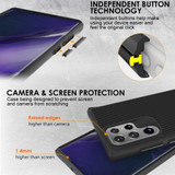 Samsung Galaxy S22 Ultra, S22+ Plus, S22 Case, Carbon Fibre Texture Protective Cover, Black | iCoverLover AU