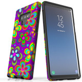 For Samsung Galaxy Note 9 Case, Protective Back Cover,Purple Floral Design | Shielding Cases | iCoverLover.com.au