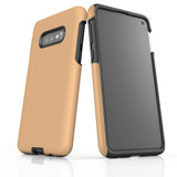 For Samsung Galaxy S Series Case, Protective Back Cover, Peach Orange | Shielding Cases | iCoverLover.com.au