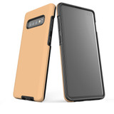 For Samsung Galaxy S10+ Plus Case, Protective Back Cover,Peach Orange | Shielding Cases | iCoverLover.com.au