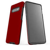 For Samsung Galaxy S10+ Plus Case, Protective Back Cover,Maroon Red | Shielding Cases | iCoverLover.com.au