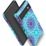 For Google Pixel 6 Case, Protective Back Cover,Psychedelic Blues | Shielding Cases | iCoverLover.com.au