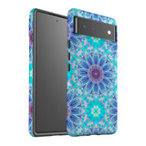 For Google Pixel 6 Case, Protective Back Cover,Psychedelic Blues | Shielding Cases | iCoverLover.com.au