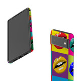 For Google Pixel 6 Case, Protective Back Cover,Pop Art Lips | Shielding Cases | iCoverLover.com.au