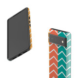 For Google Pixel 6 Case, Protective Back Cover,Colourful Zigzag | Shielding Cases | iCoverLover.com.au