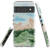 For Google Pixel 6 Pro Case Tough Protective Cover Mountainous Nature