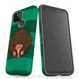 For Google Pixel 5 Case Tough Protective Cover, Echidna Portrait