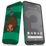 For Google Pixel 3 XL Case Tough Protective Cover, Echidna Portrait