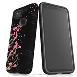 For Google Pixel 4a Case Tough Protective Cover, Plum Blossoming