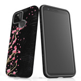 For Google Pixel 5 Case Tough Protective Cover, Plum Blossoming