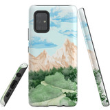 For Samsung Galaxy A71 5G Case Tough Protective Cover, Mountainous Nature