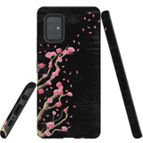 For Samsung Galaxy A71 5G Case Tough Protective Cover, Plum Blossoming