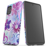 Samsung Galaxy A Series Case, Protective Cover, Flower Swirls | Phone Cases | iCoverLover Australia