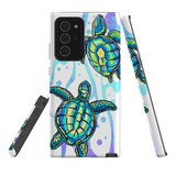 For Samsung Galaxy Note 20 Ultra Case Tough Protective Cover, Swimming Turtles