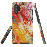 For Samsung Galaxy Note 10+ Plus Case Tough Protective Cover, Flowing Colors