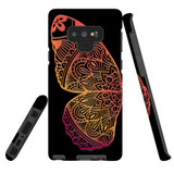 For Samsung Galaxy Note 9 Case Tough Protective Cover, Rose Gold Wing