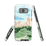 For Samsung Galaxy S8+ Plus Case Tough Protective Cover, Mountainous Nature