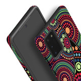 For Samsung Galaxy Note 20 Ultra, Note 20, Note 10+ Plus, Note 9 Case, Tough Protective Cover, Dotted Abstract Painting | Protective Cases | iCoverLover.com.au