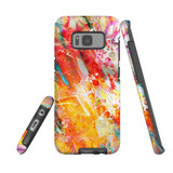 For Samsung Galaxy S8+ Plus Case Tough Protective Cover, Flowing Colors